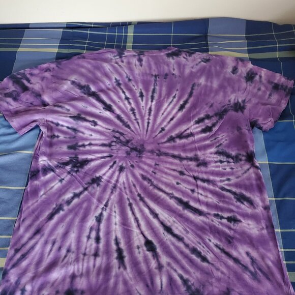 Brisco Brands Purple Swirl Tie Dye Shirt - Picture 2 of 6